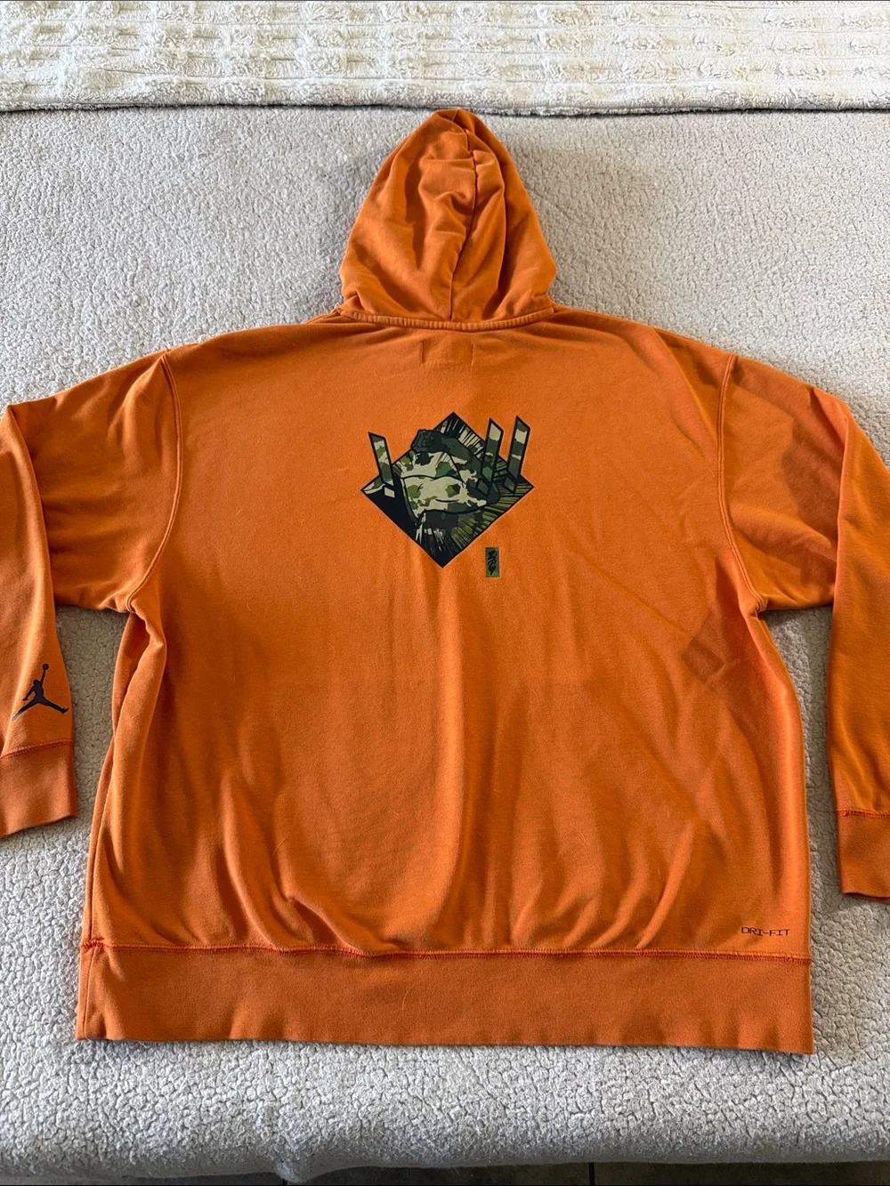 AIR JORDAN DRI FIT ZION HOODIE FRENCH TERRY FABRIC MEN SIZE XXL